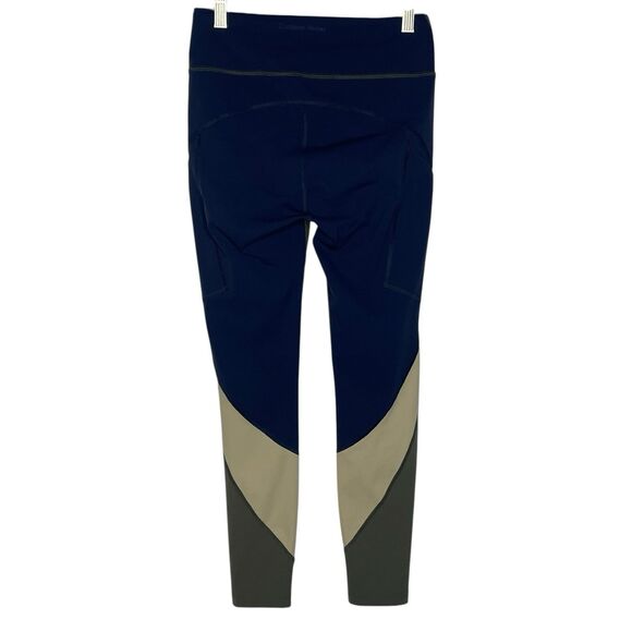 Outdoor Voices Leggings Women’s Small Tea Tree/Dark Sky/Wheat Zoom 7/8 - Picture 3 of 4